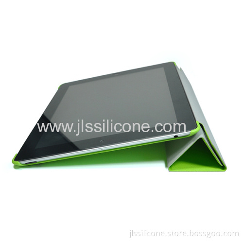 Durable Stand Case For Ipad 2 With Leather Material 